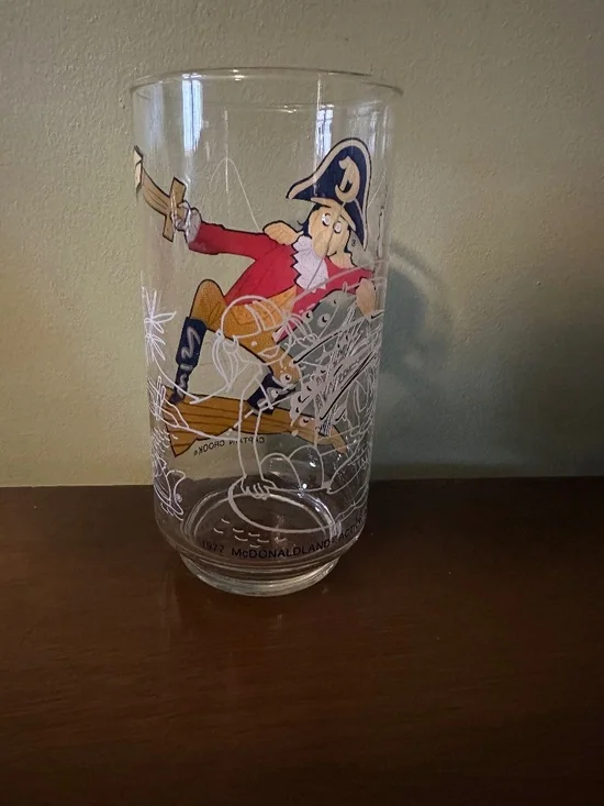 McDonald's | Other | Vintage Mcdonalds Captain Crook Glass 6oz ...